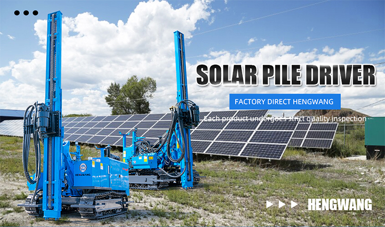 solar pile driver